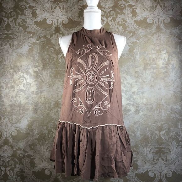 -Morrisday The Label Pandora Embroidered Dress NWT L - Picture 2 of 8